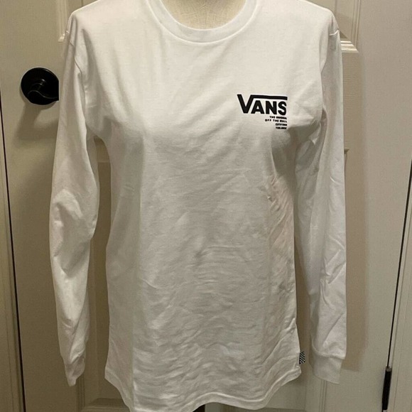 Vans Other - Vans Original Checkerboard Long Sleeve Cotton Sz S